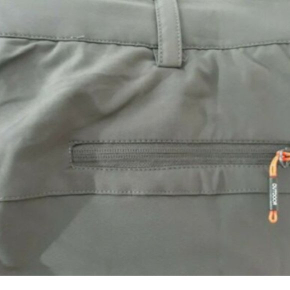 Outdoor Shaping Hiking Soft Shell Pants Women's 43 x 31 Gray Adjustable Waist - Picture 8 of 10